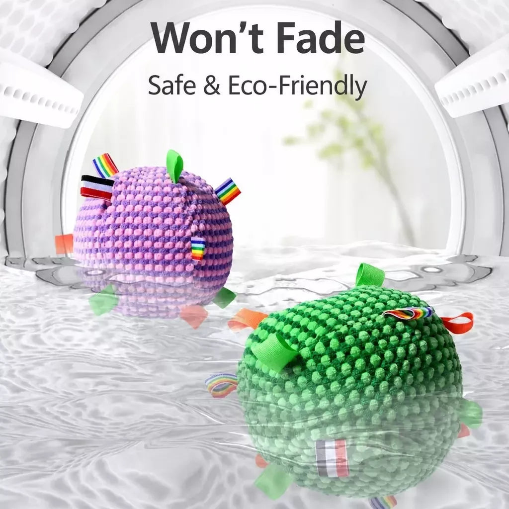 Squeaky Plush Ball Dog Toy