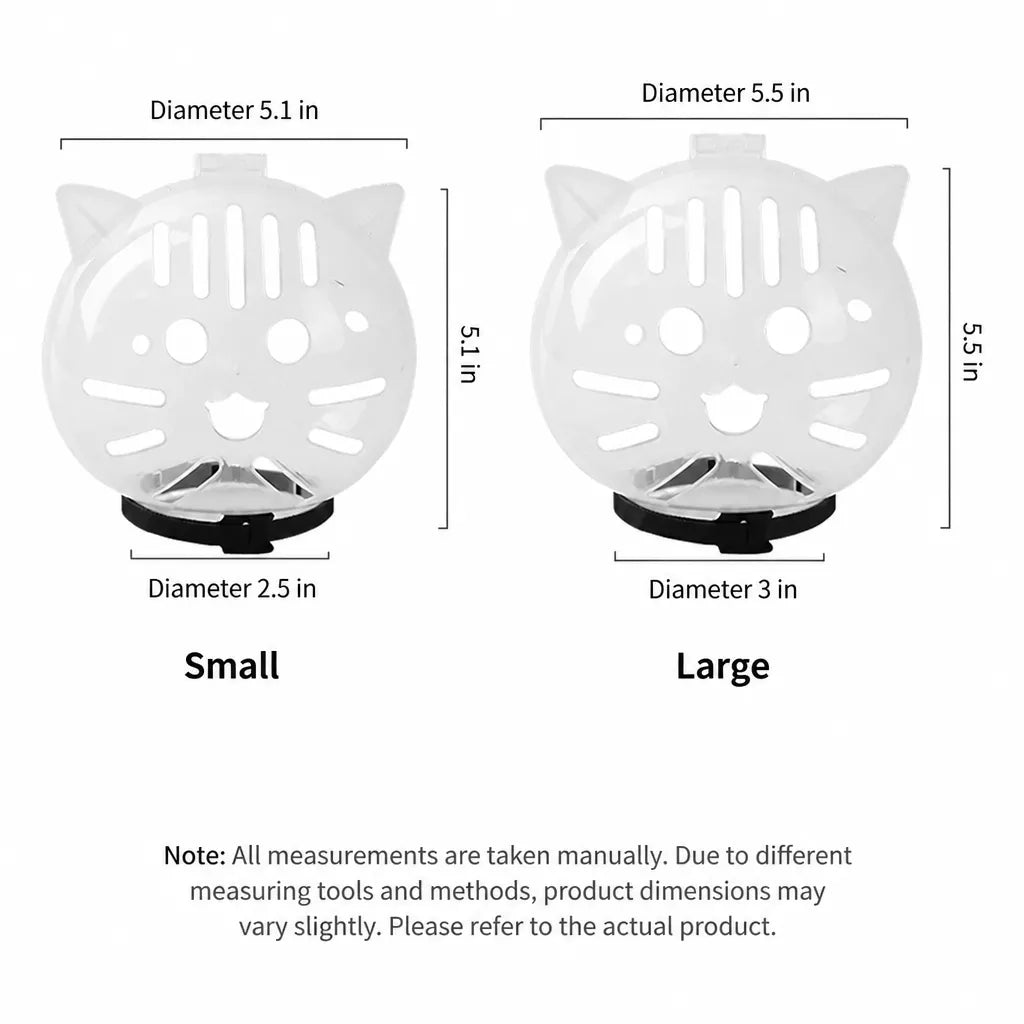 Clear Plastic Cat Elizabethan Collar