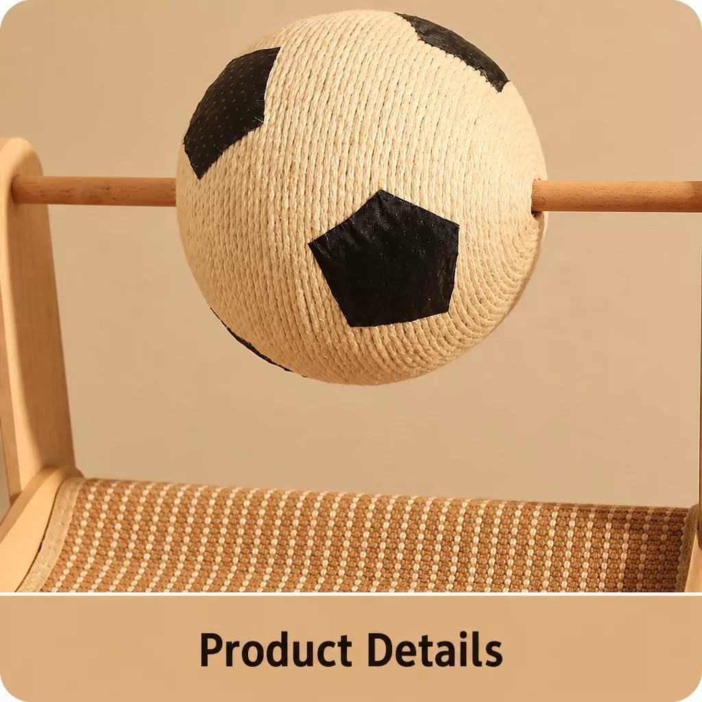 Sisal Cat Scratcher Ball Toy