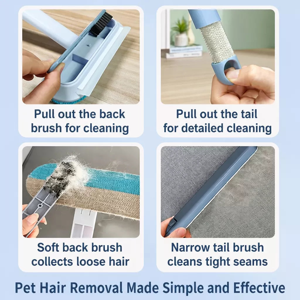 Pet Hair Removal Brush for Carpets, Sofas & Bedding