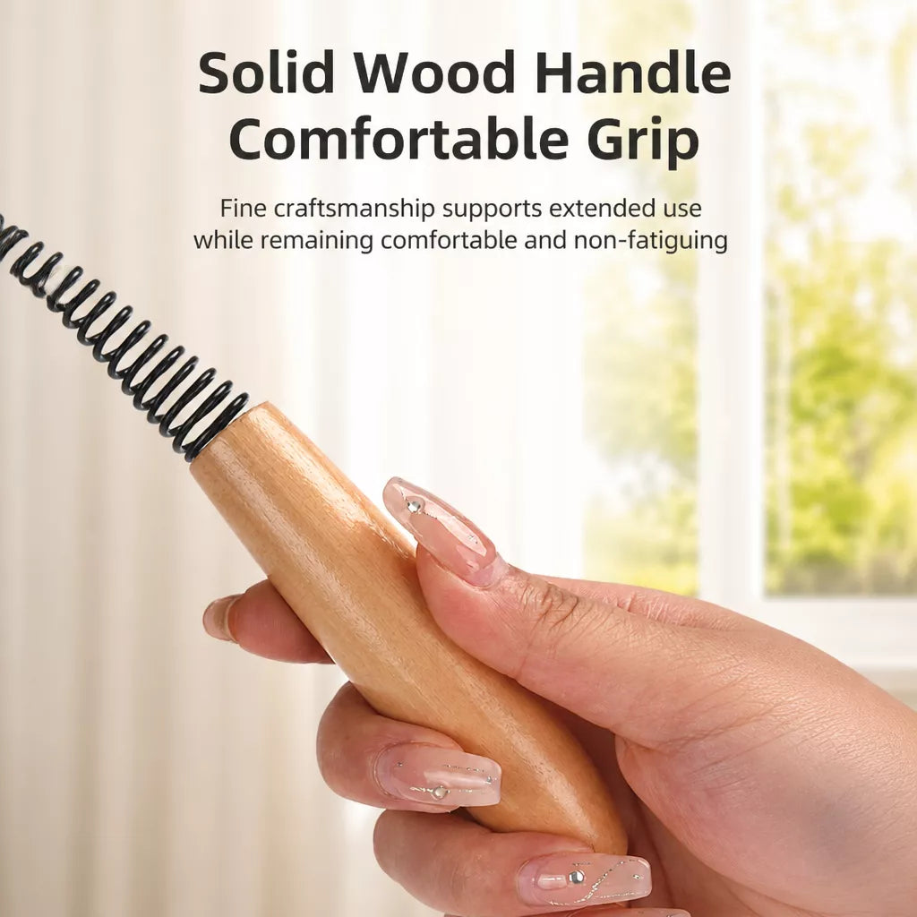 Interactive Cat Teaser Wand with Feather Replacement Heads