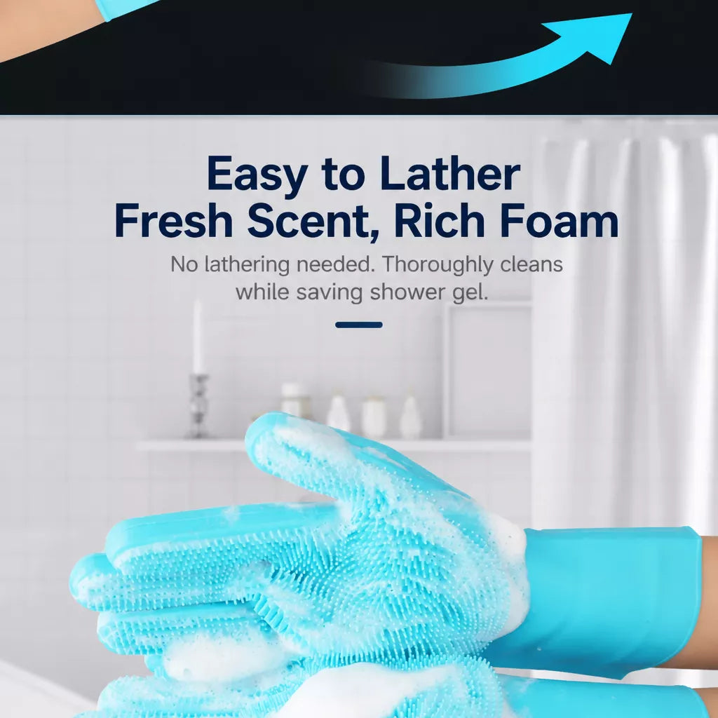 Pet Bathing & Grooming Gloves
