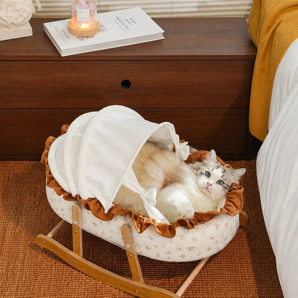 French-Style Rocking Cat Bed