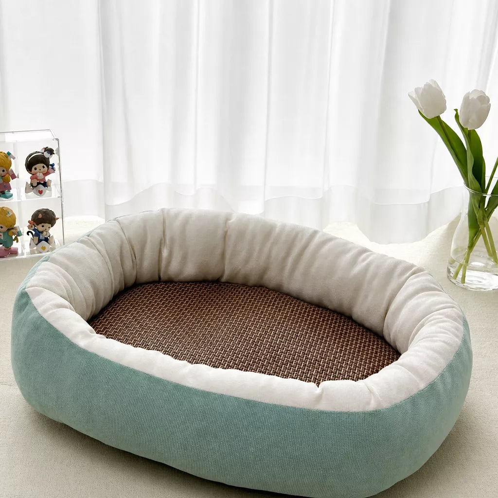 All-Season Dog & Cat Bed with Removable, Washable Cover