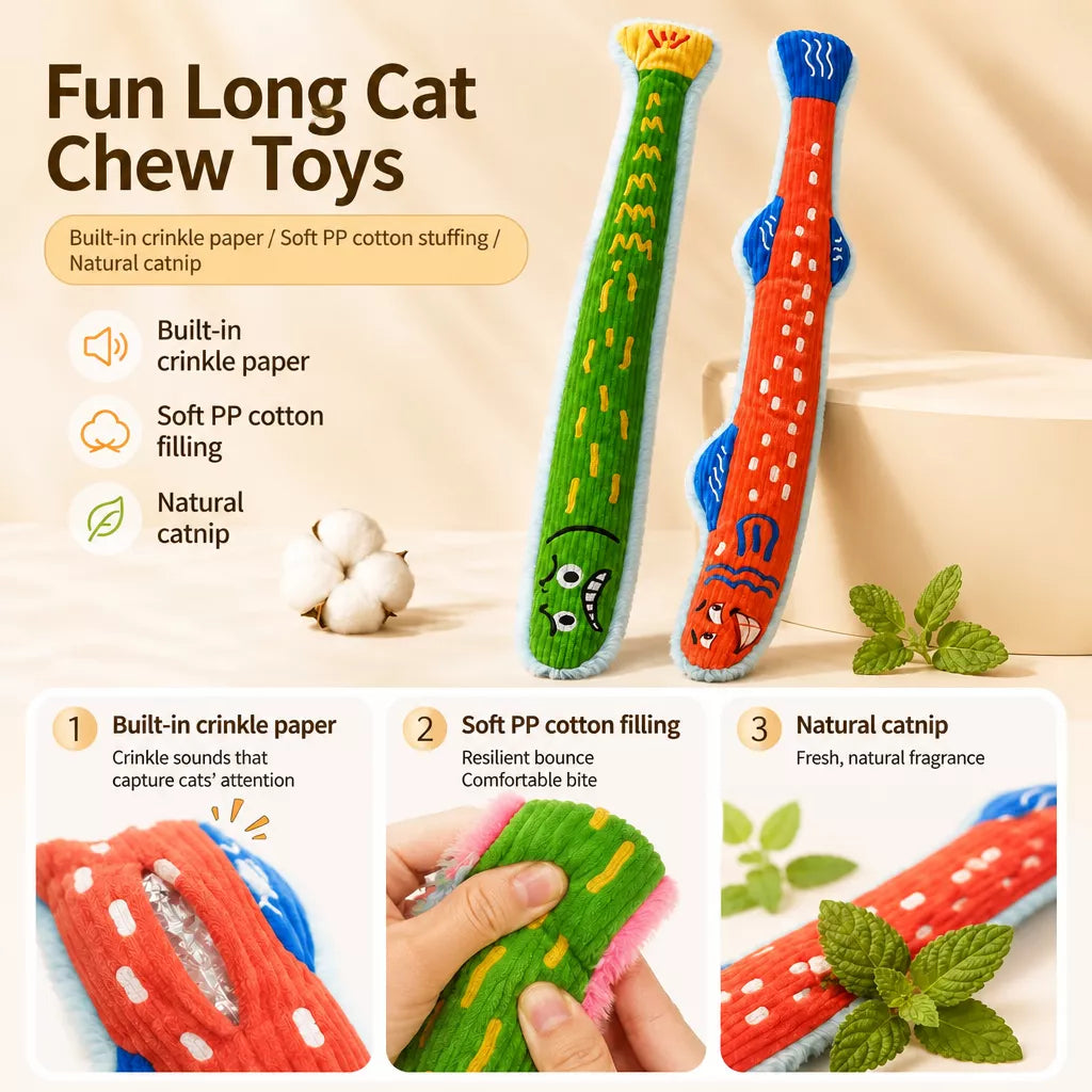 Fish Crinkle Cat Toy