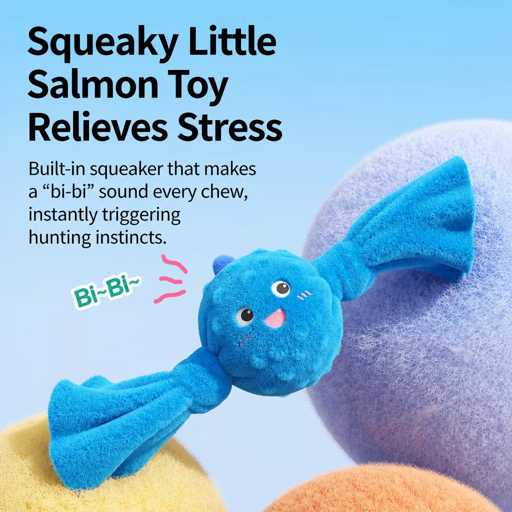 Squeaky Canvas Dog Tug Toy for Small and Medium Dogs