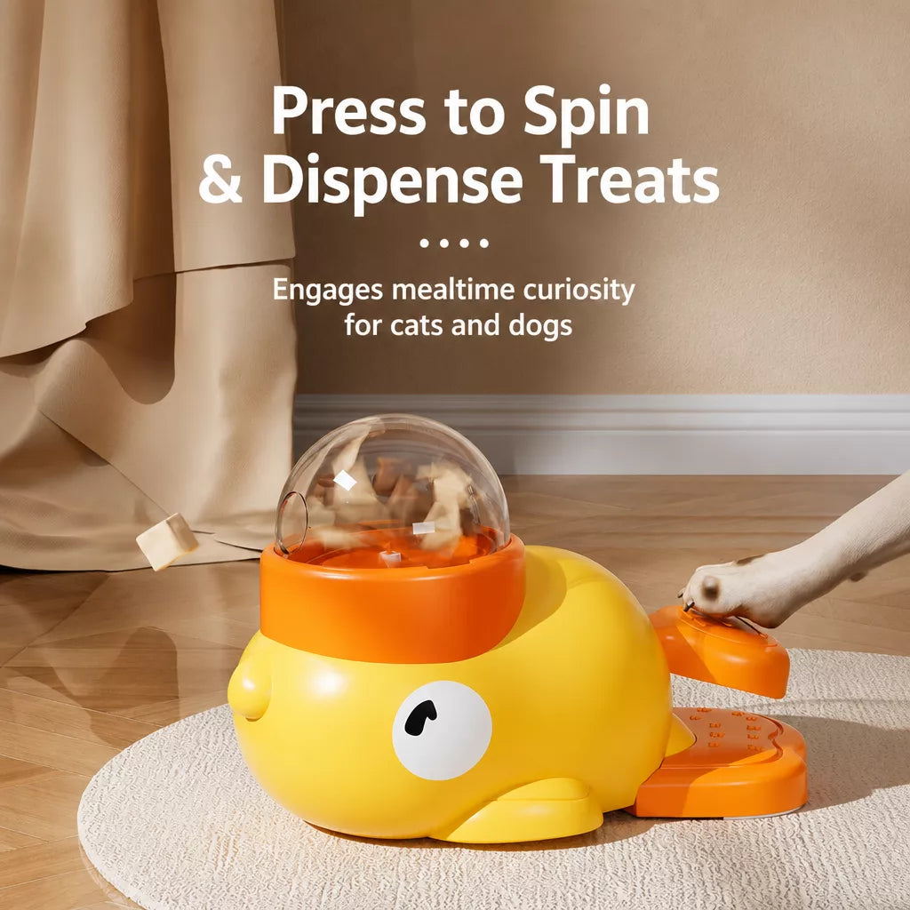 Duck Treat Dispenser Toy for Cats and Dogs