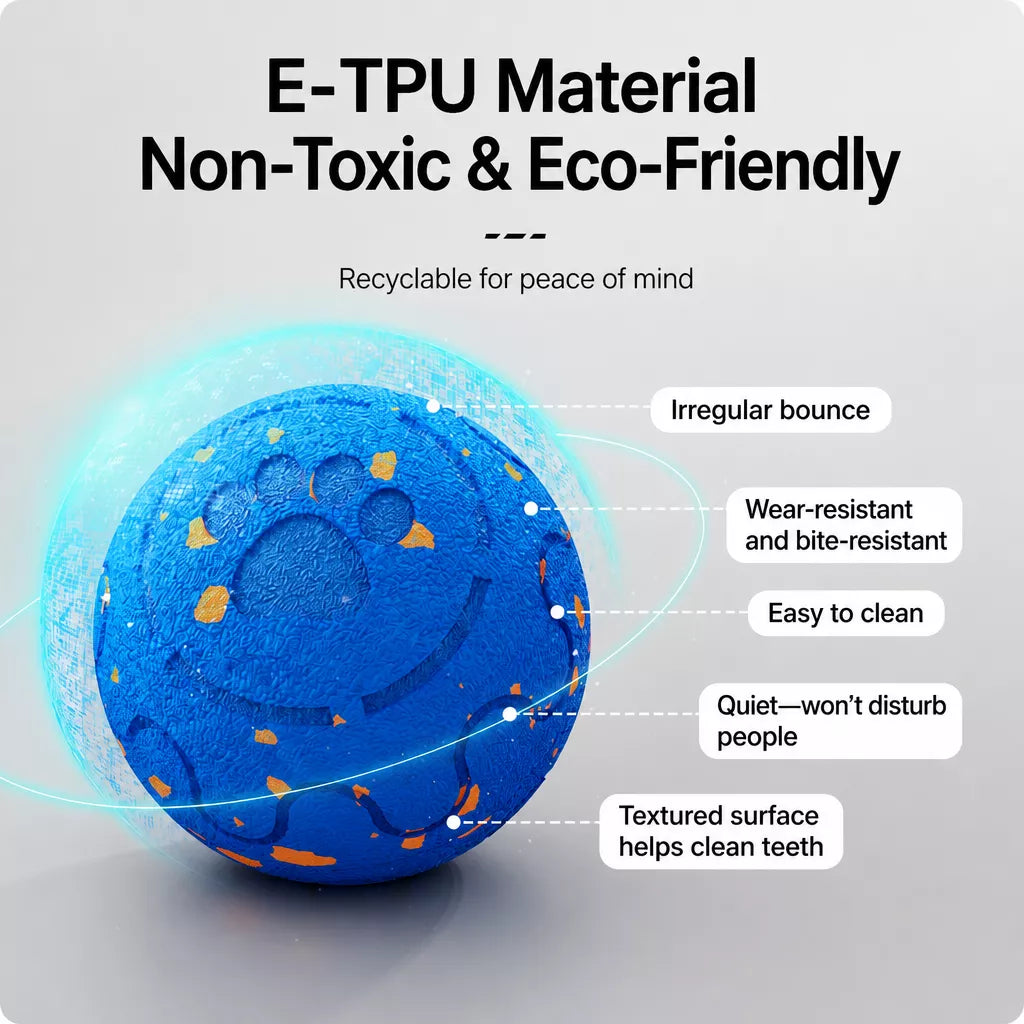 Electric Dog Toy Ball – Bouncing, Rotating & Remote-Controlled Versions