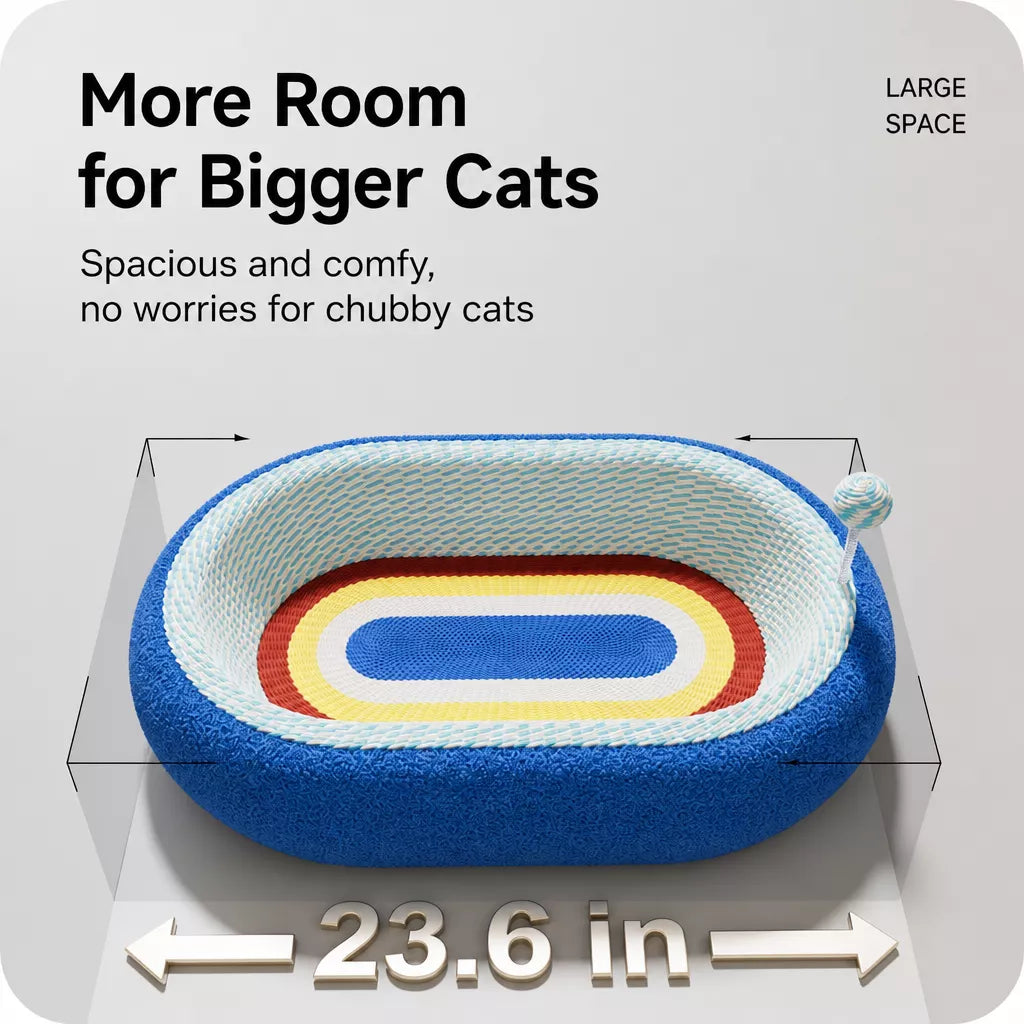 Cat Scratcher Bed with Sisal Mat