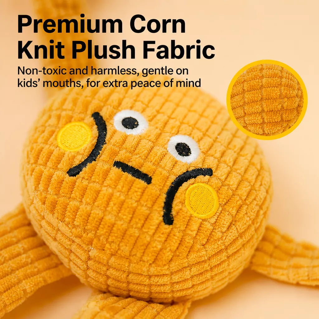 Catnip Squeaky Fleece Pet Toy