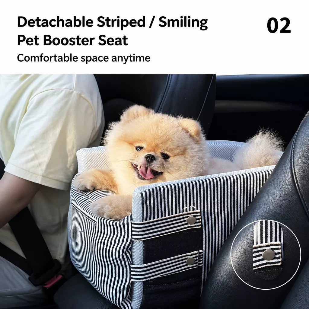 Small Pet Car Seat Bed for Dogs and Cats