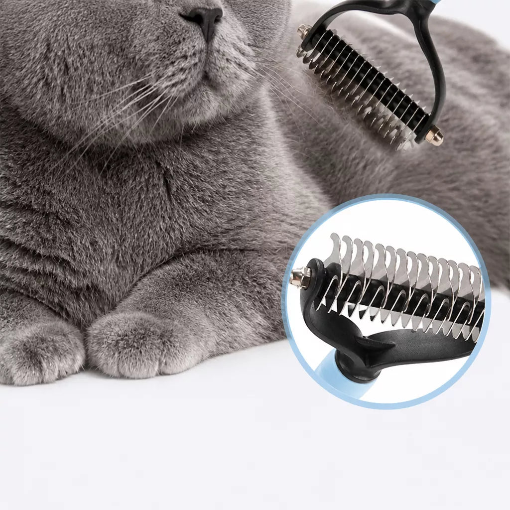 Pet Grooming Comb for Dogs and Cats – Detangling & Deshedding