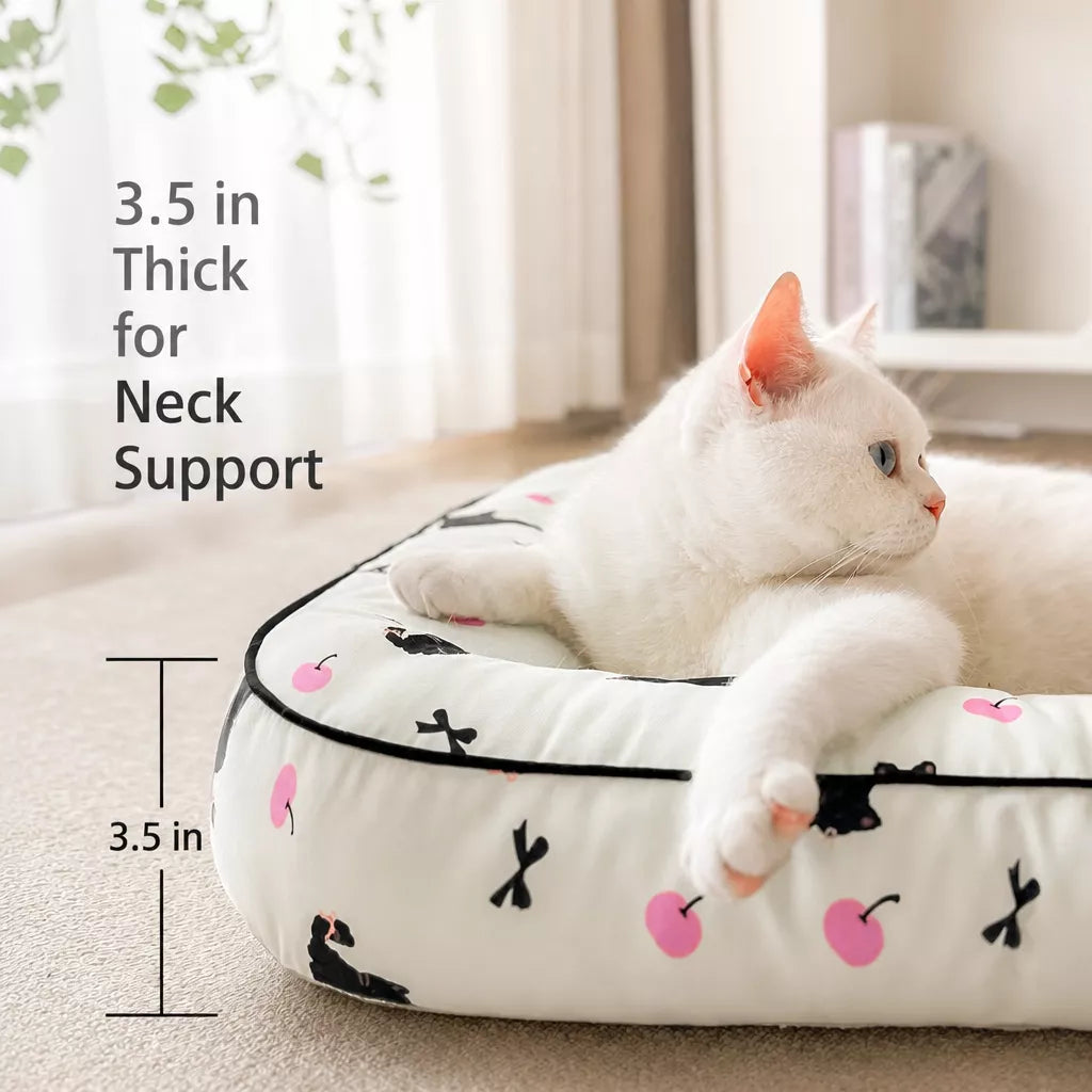 Washable Cotton-Linen Pet Bed Mat for Dogs and Cats