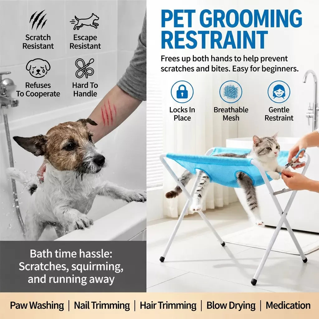 Foldable Pet Grooming Rack