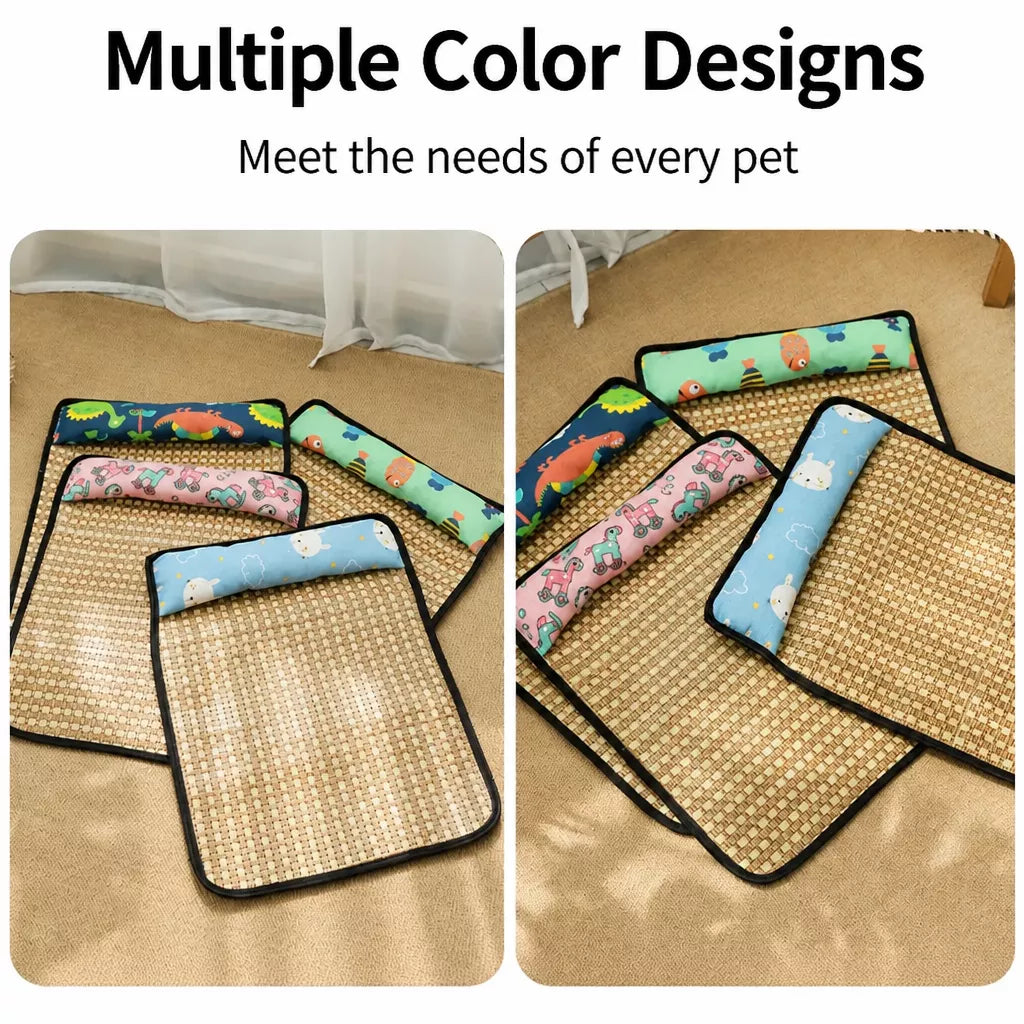 Cotton-Linen Pet Bed Mat for Dogs and Cats