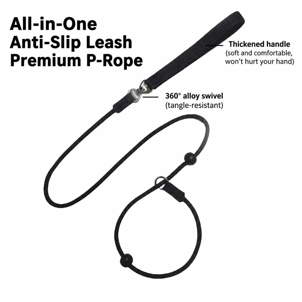 Nylon Rope-Style Dog Training Leash for Small and Medium Dogs