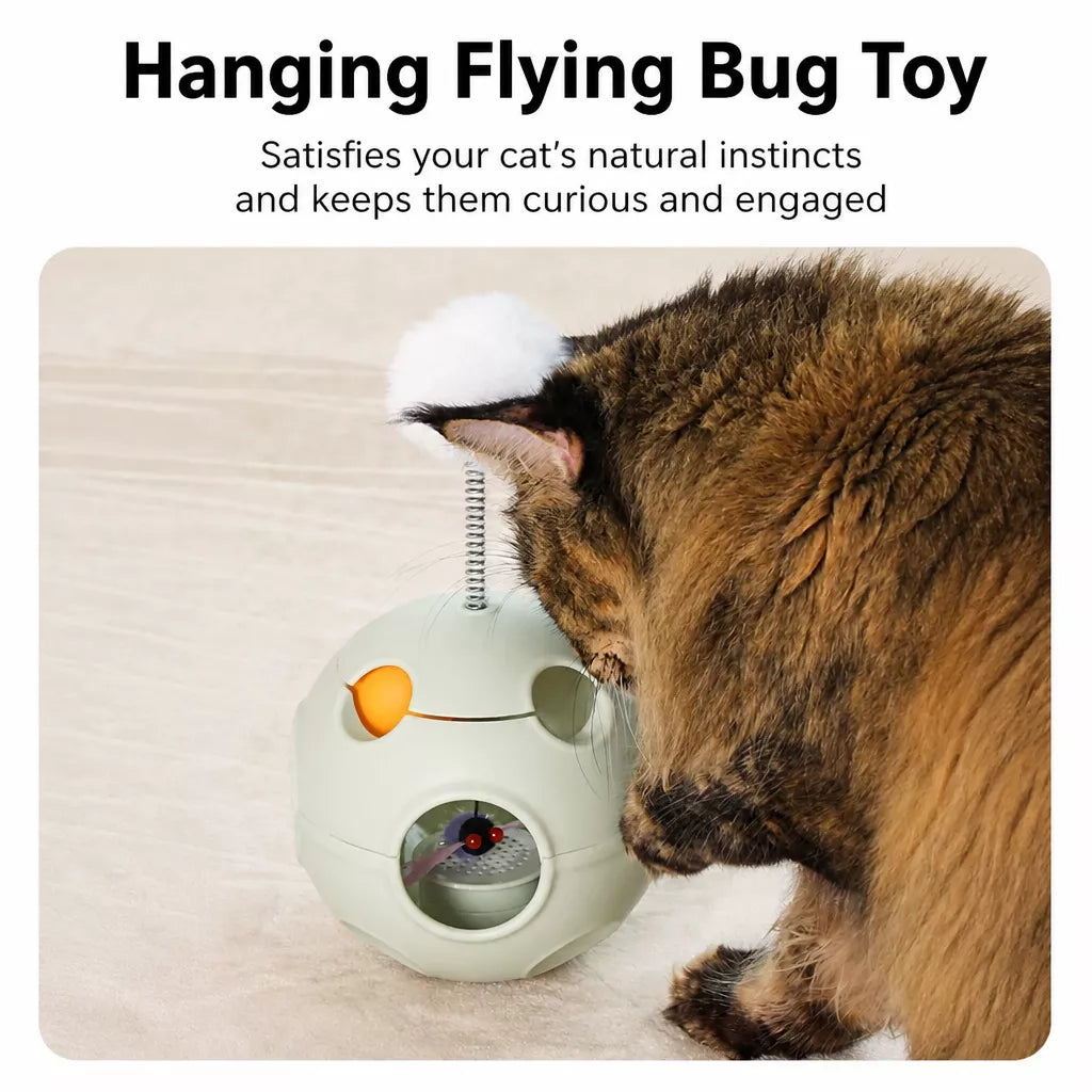5-in-1 Planet Tumbler Cat Toy with Teaser Wand