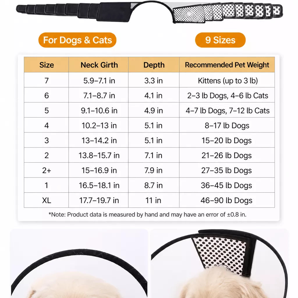 Pet Elizabethan Cone Collar