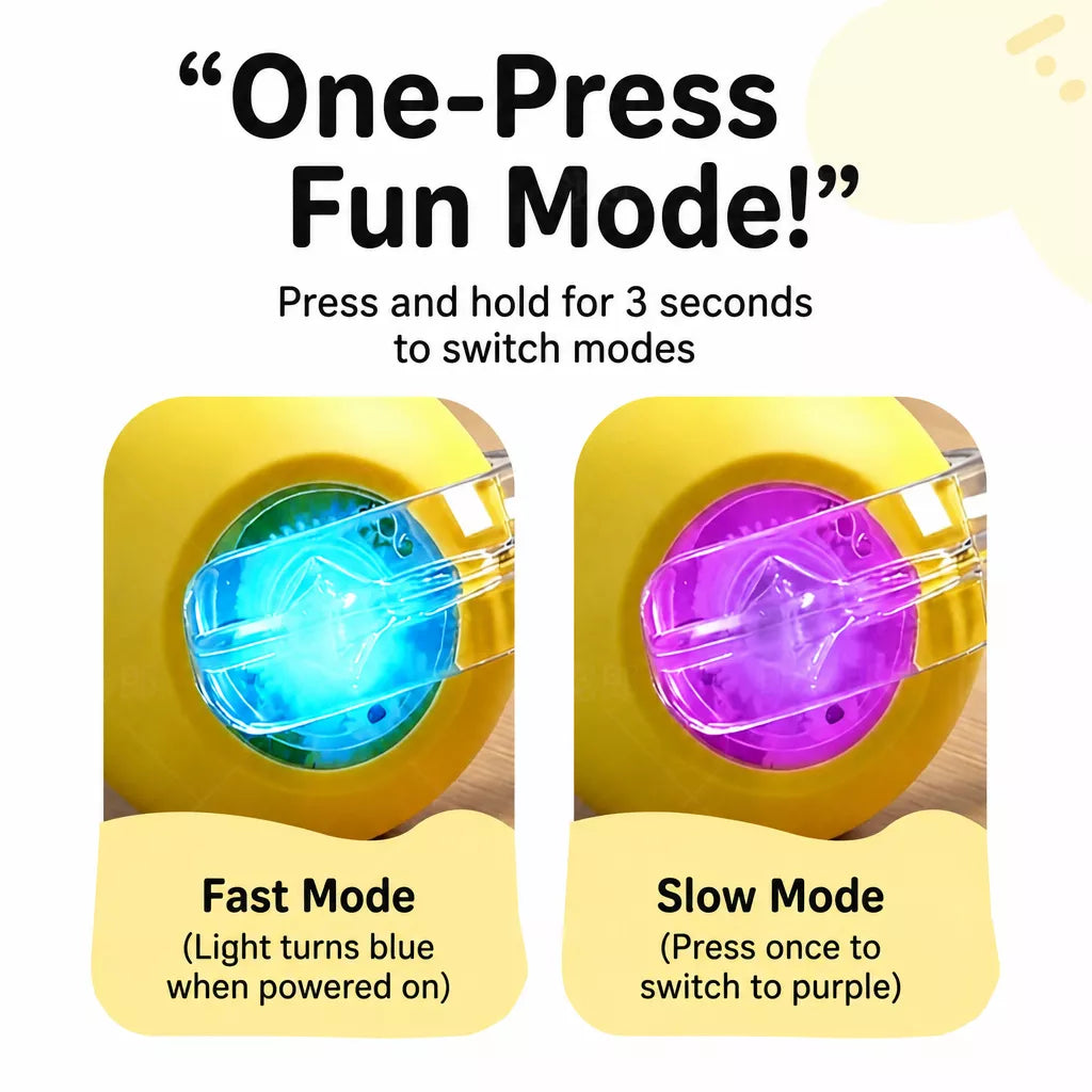 3-Mode Automatic Cat Ball Toy with String