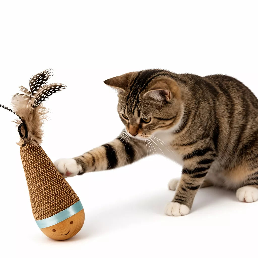 Wobble Dog & Cat Toy for Indoor Play