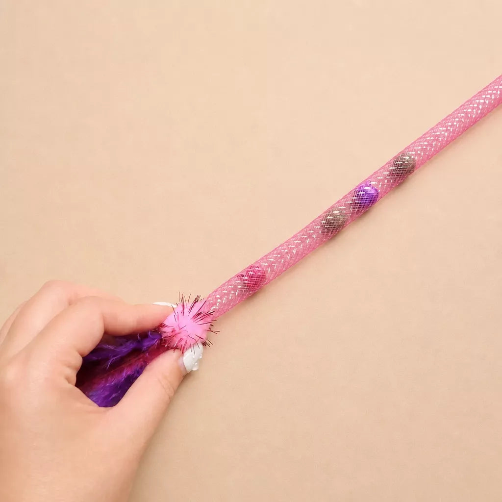 Catnip Feather Rope Toy for Cats
