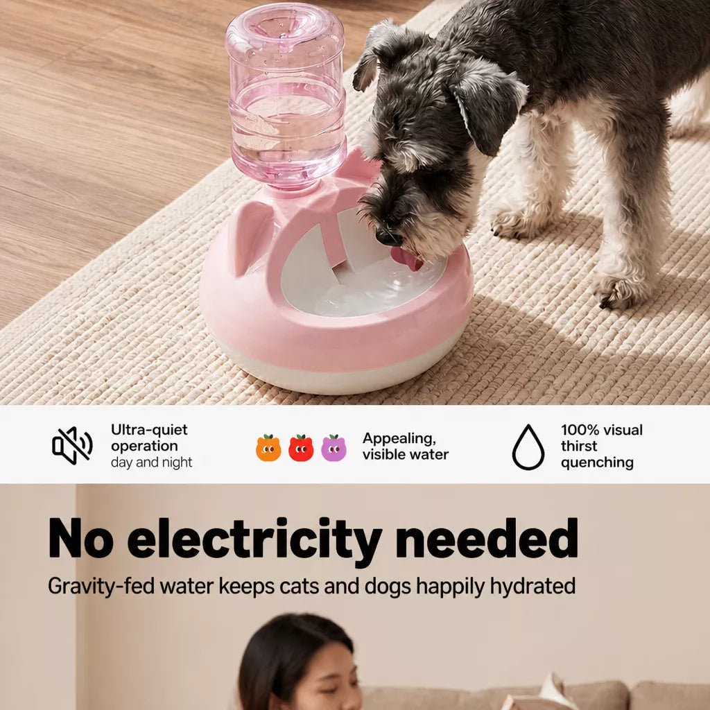 Automatic Pet Water Refill Dispenser for Cats and Dogs