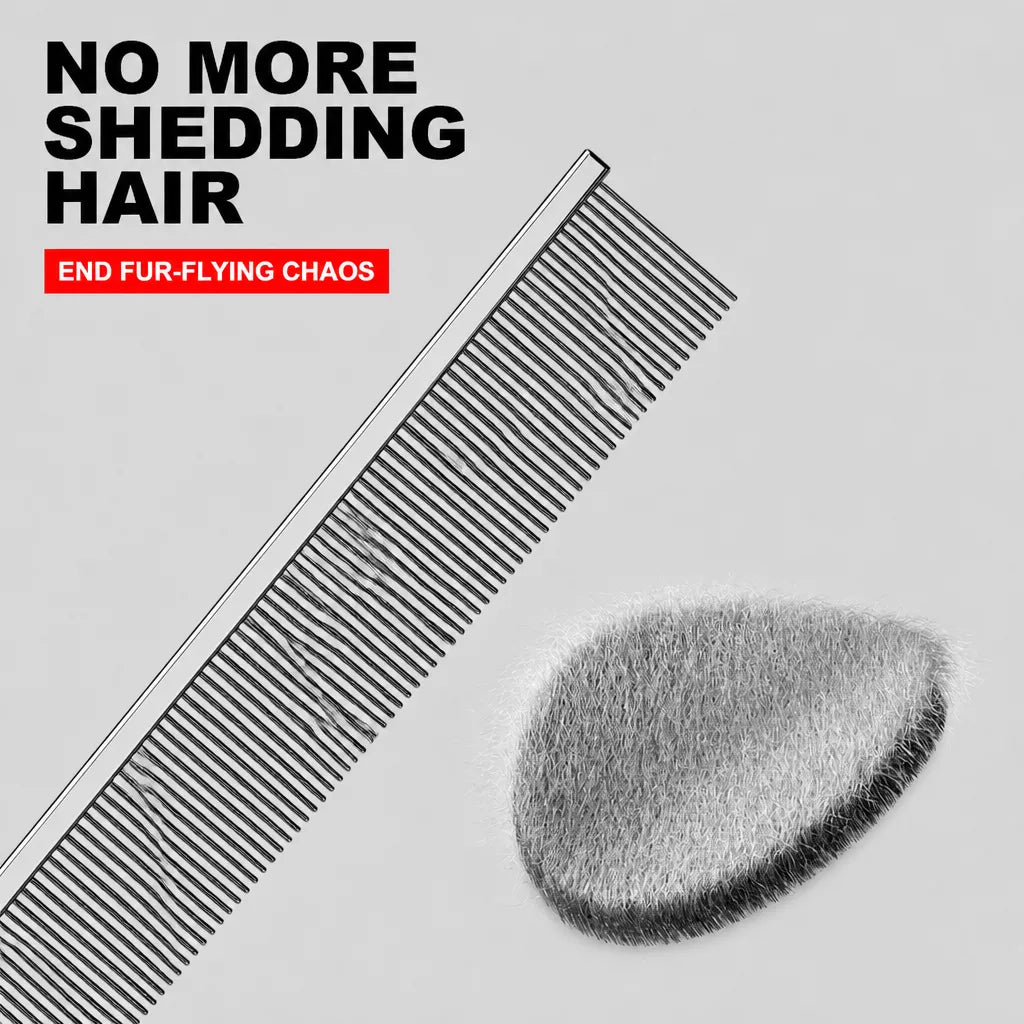 Stainless Steel Pet Grooming Comb for Cats and Dogs