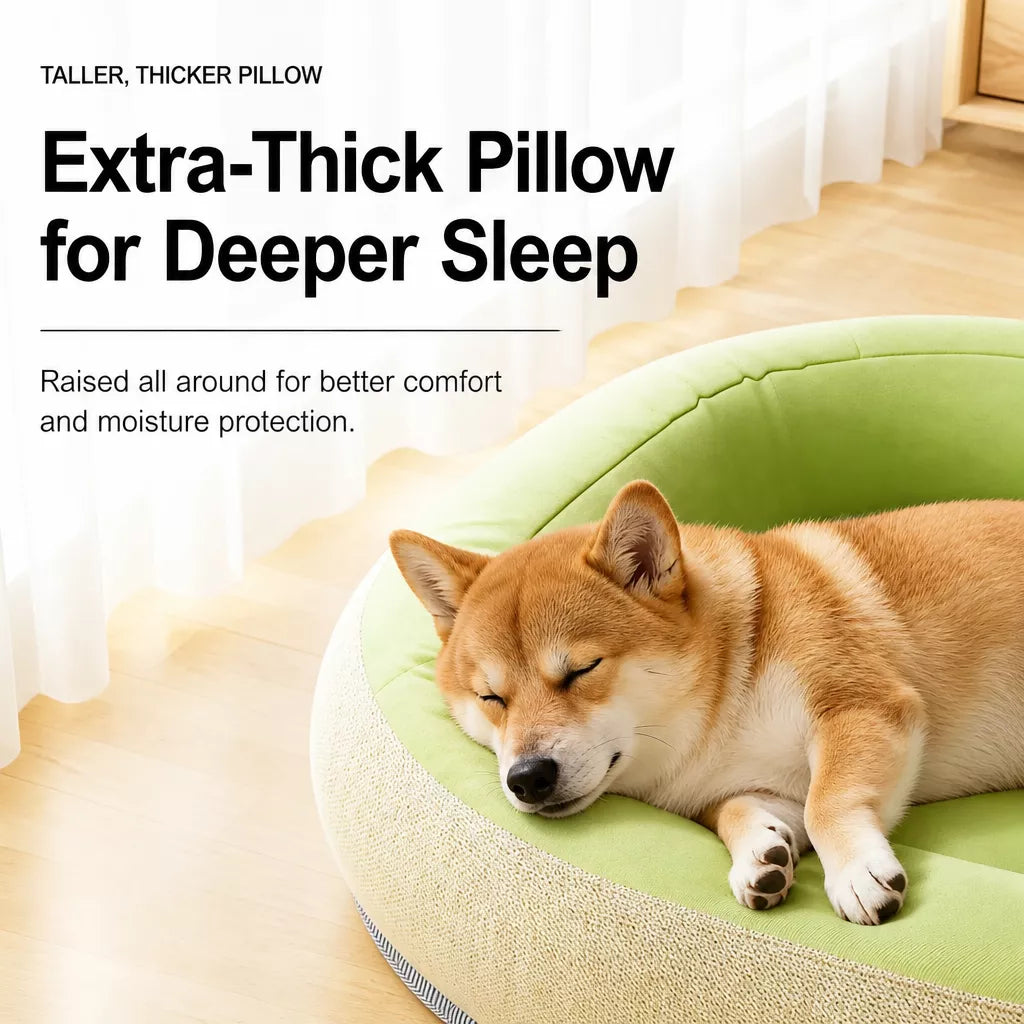Polyester Fiber Dog Bed for Small to Large Dogs