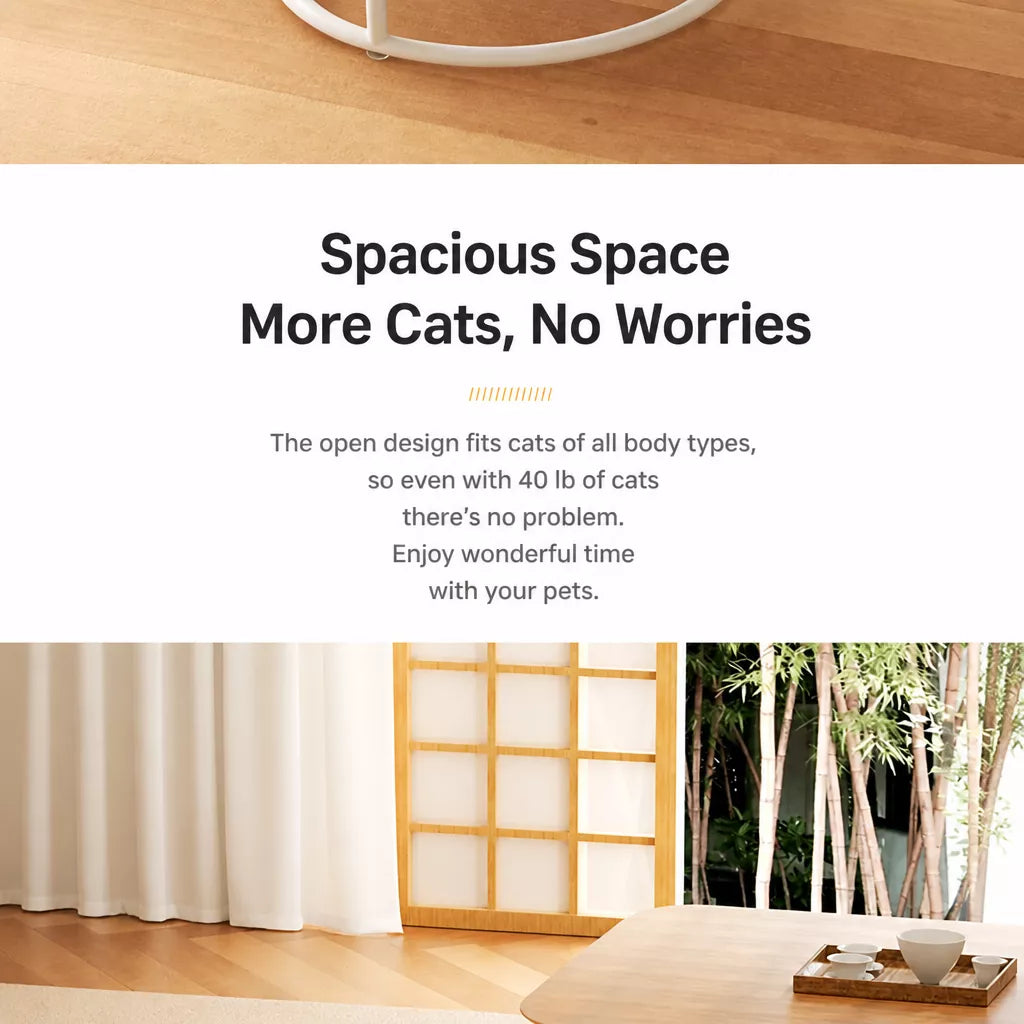 All-Season Cat Tower with Bed and Hammock