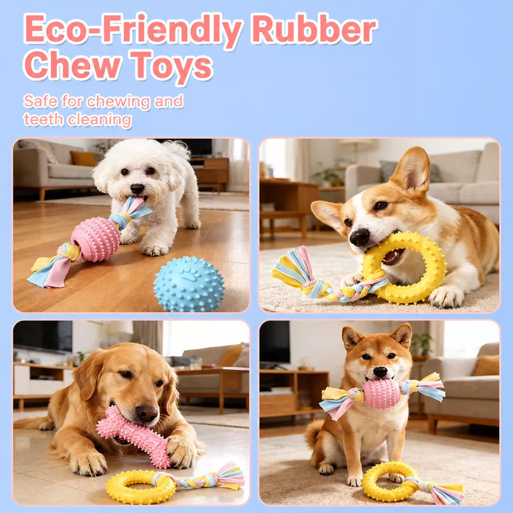 Silicone Dog Chew Toy for Everyday Chewing and Play
