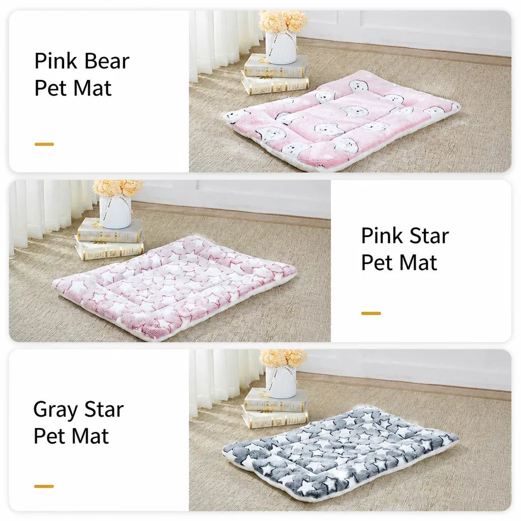 All-Season Three-Layer Pet Bed Mat for Dogs and Cats