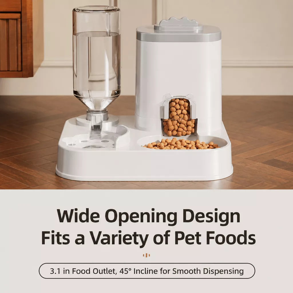 Automatic Pet Feeder and Water Bowl for Cats & Dogs