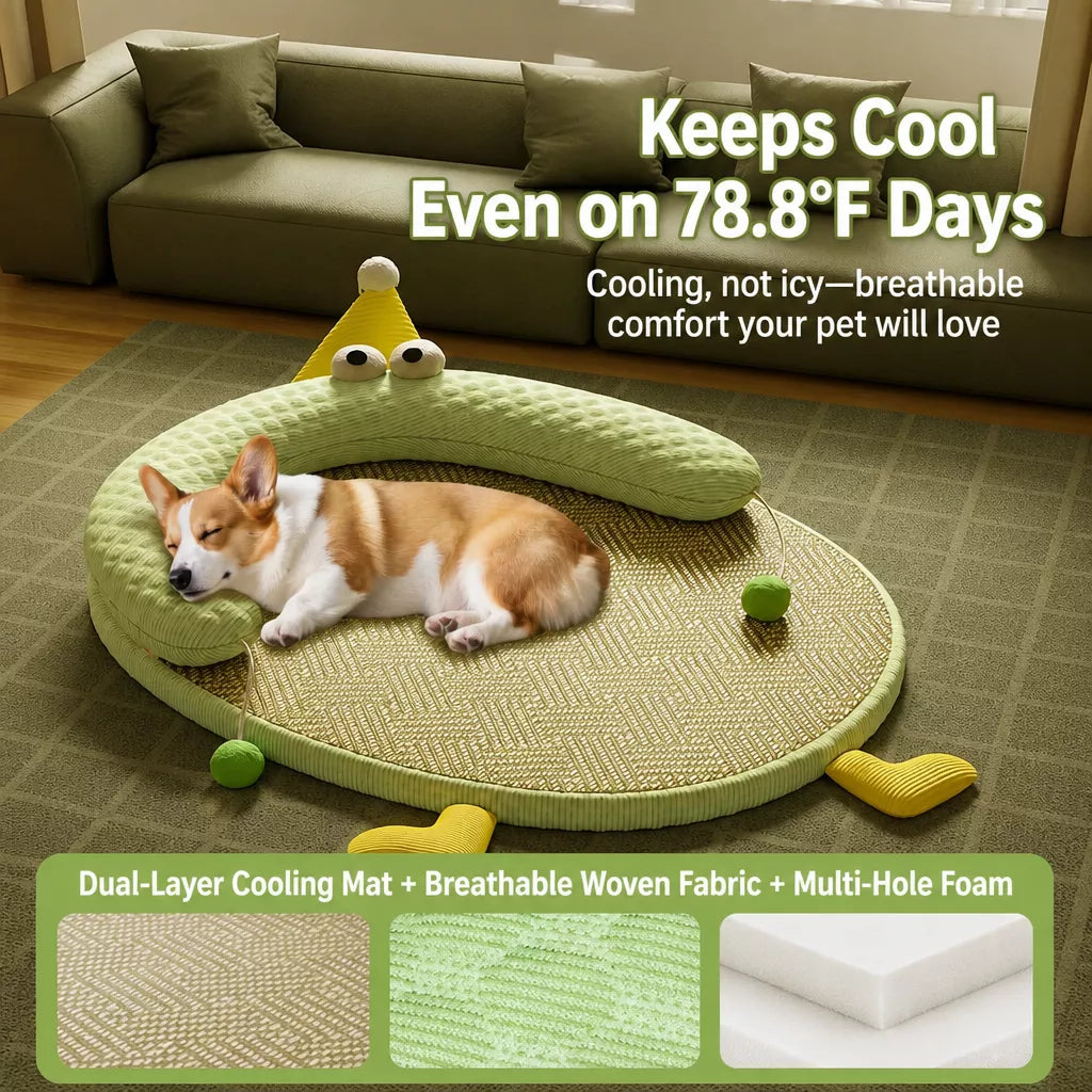 Pet Cooling Mat for Cats and Dogs – Warm-Weather Sleep Pad