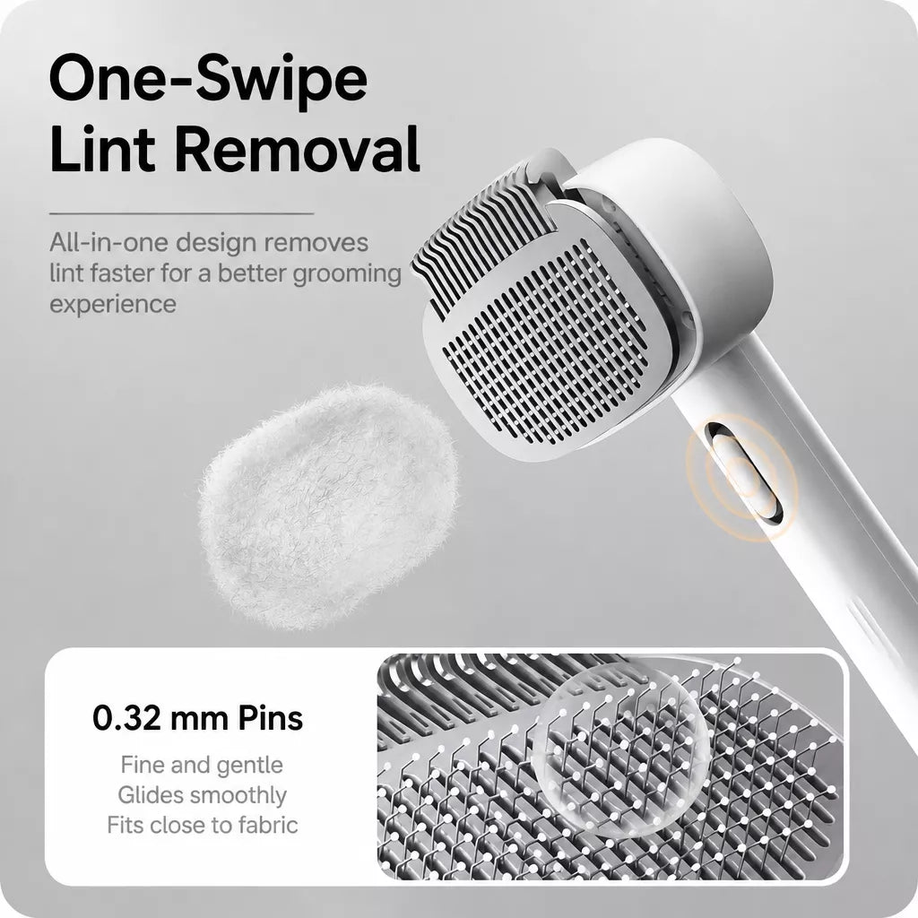 2-in-1 Deshedding & Detangling Comb for Cats and Dogs