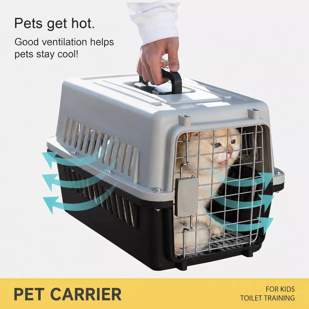 Portable Pet Carrier for Cats and Small to Medium Dogs