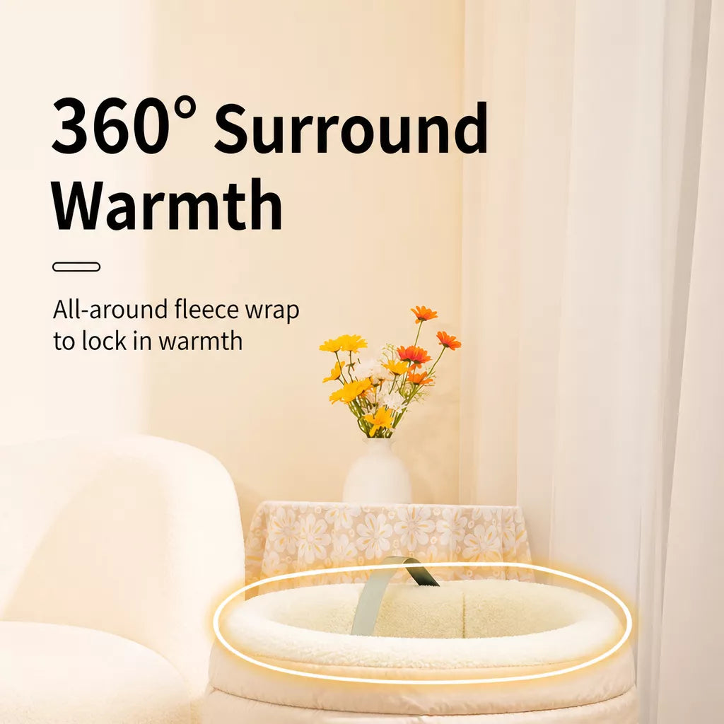 Enclosed Covered Pet Bed for Dogs and Cats
