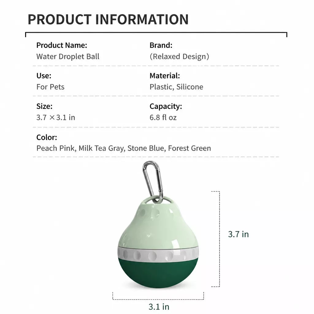 Portable Pet Water Bottle for Dogs and Cats