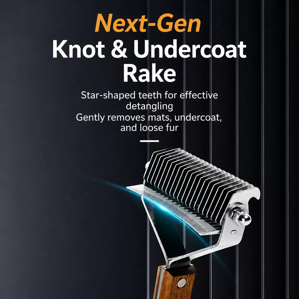 Double-Sided Detangling Comb for Dogs and Cats
