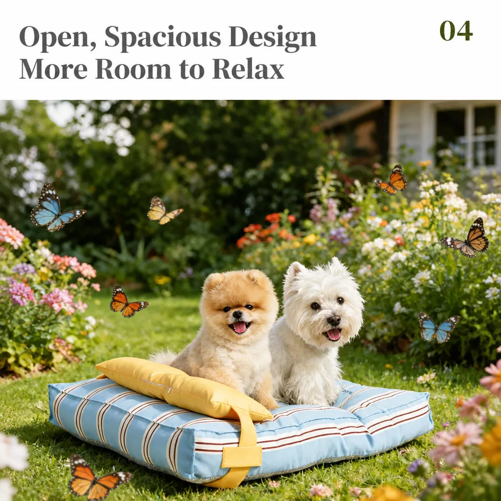 Washable Polyester Pet Bed Mat for Dogs and Cats