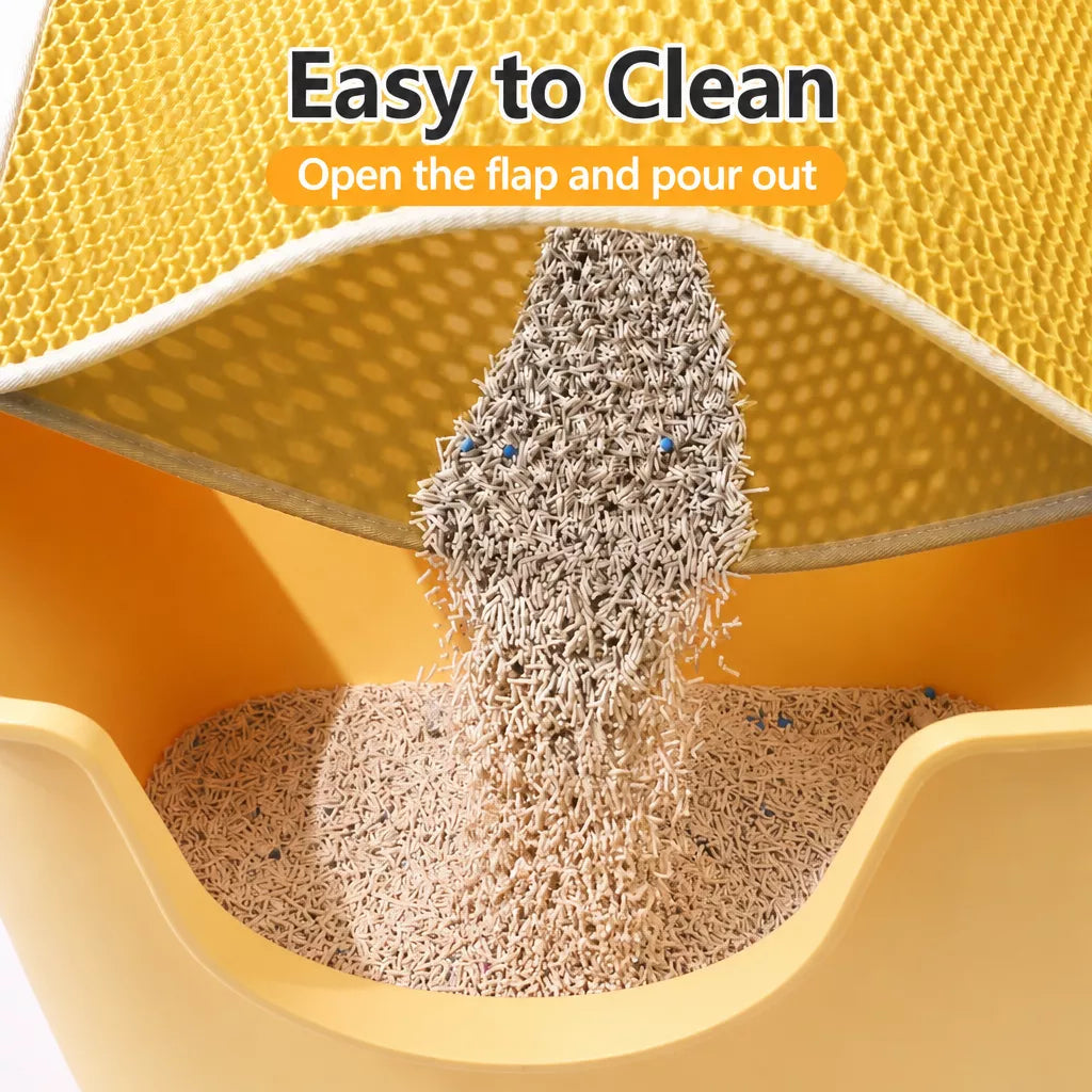 Cat Litter Mat for Catching Loose Litter Around the Box