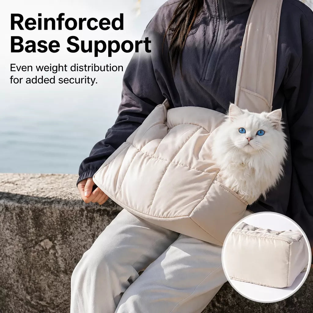 Portable Sling Carrier for Cats and Small Dogs