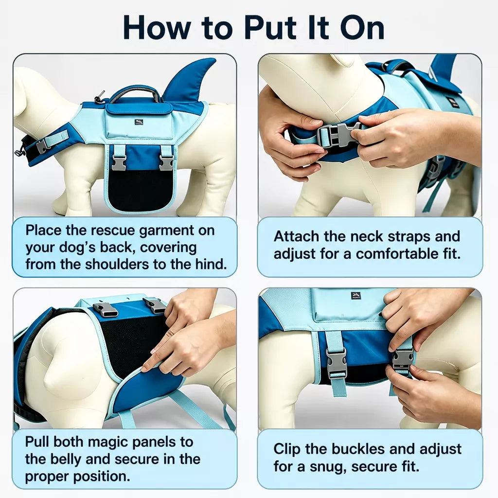 Dog Swim Vest for Swimming and Water Activities