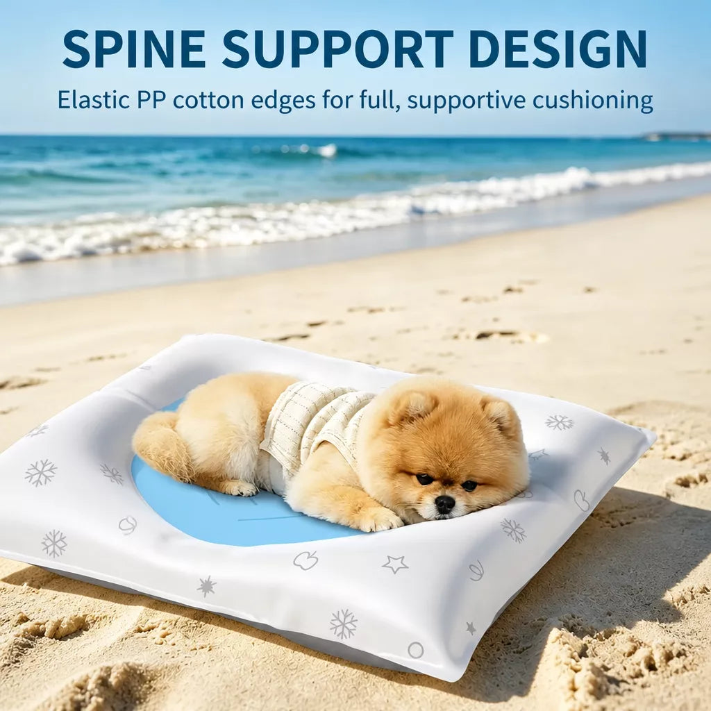 Gel Pet Mat for Small Dogs and Cats – 25.6 x 22 in