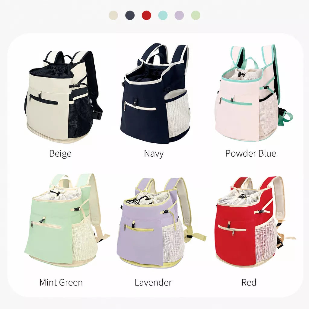 Mesh Backpack Pet Carrier for Small Cats and Dogs