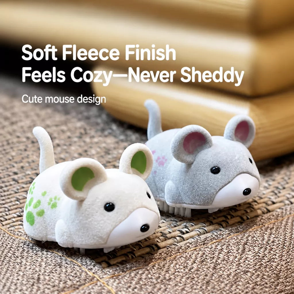 Electronic Plush Mouse Cat Toy with Sound