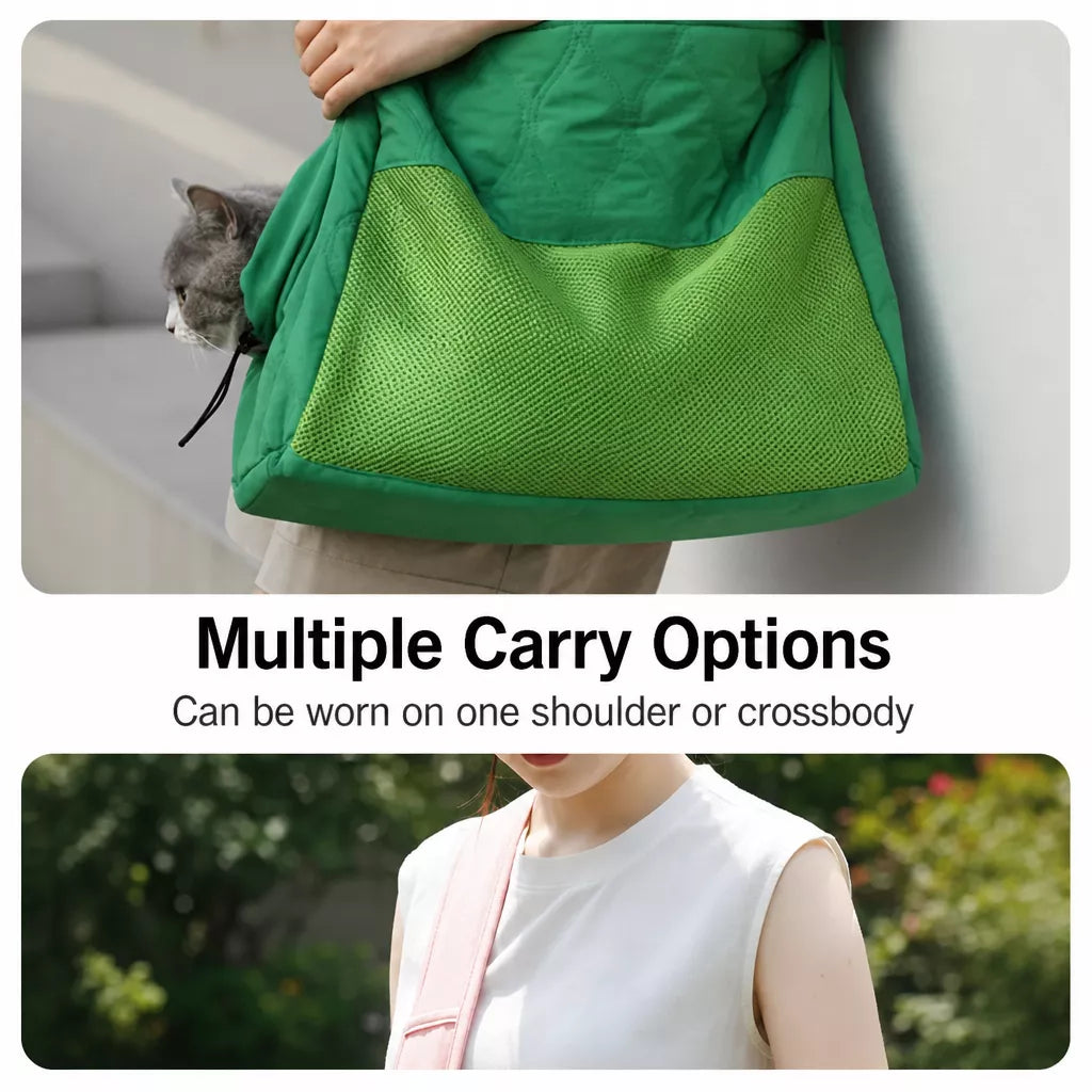 Double-Sided Mesh Pet Carrier Bag