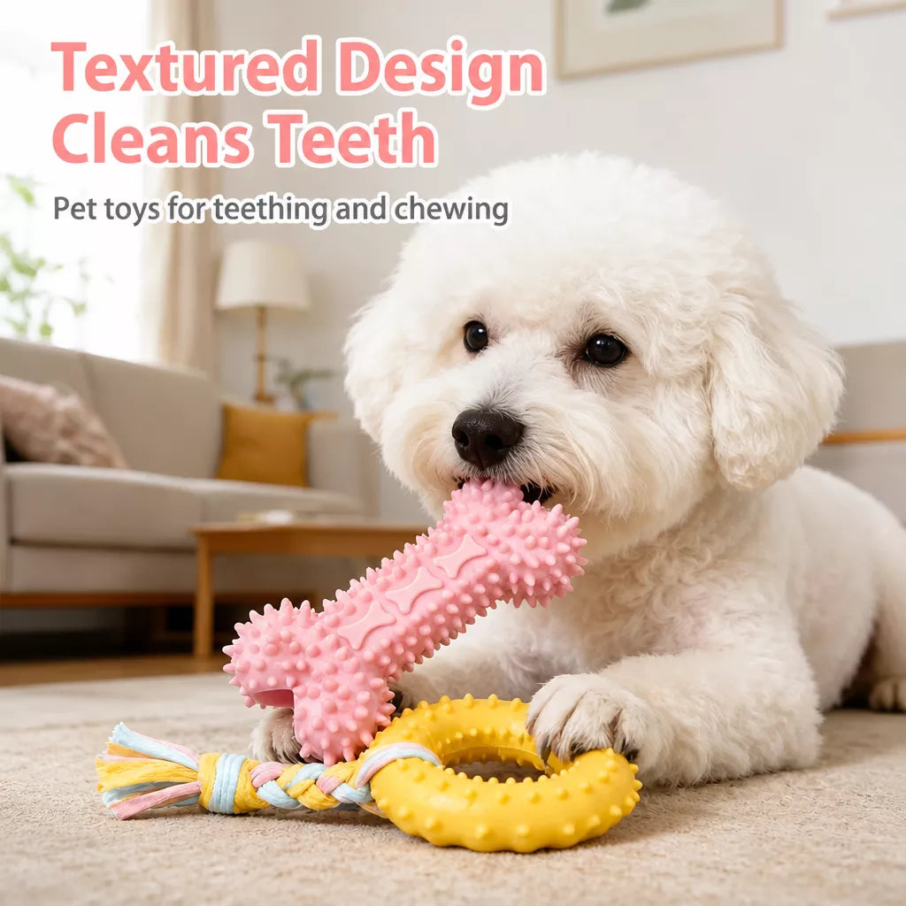 Silicone Dog Chew Toy for Everyday Chewing and Play
