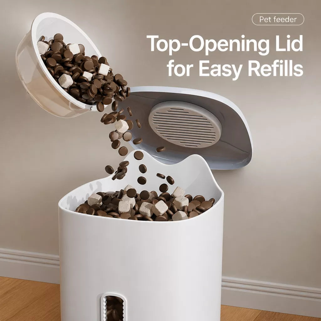 Automatic Pet Feeder and Water Dispenser