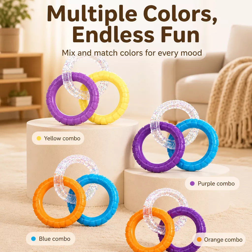 Interactive Dog Tug Ring Toy
