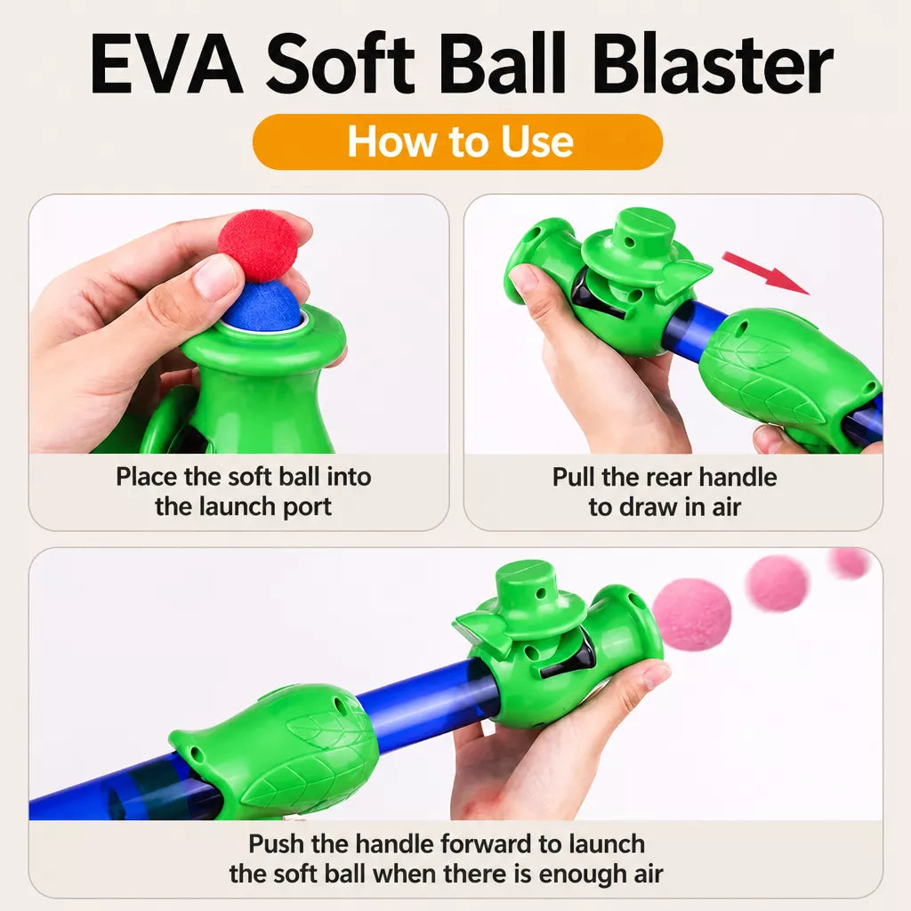 Cat Toy Ball Launcher for Plush and EVA Balls